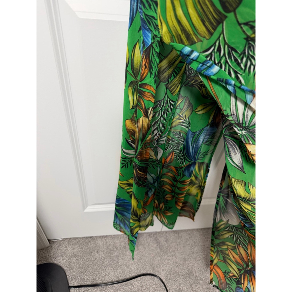 do & be Green Tropical Print Maxi Dress S - Picture 6 of 12